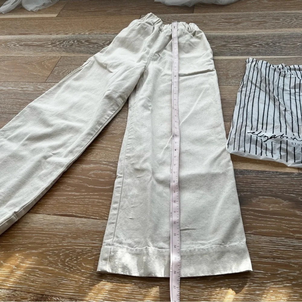 NEW Elizabeth Suzann Cotton Canvas Florence Pants Size XSmall